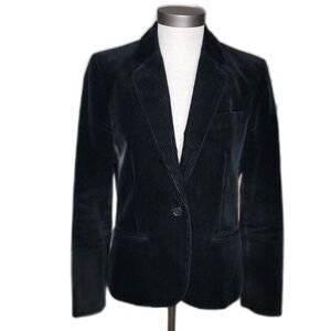 Vintage ATB Women's Black Corduroy Blazer Size 11